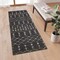 Flash Furniture Geometric Bohemian Low Pile Rug - 2' x 6' - Dark Gray/Ivory Polyester RC-CR19-1330-26-GR-GG - alternate 1